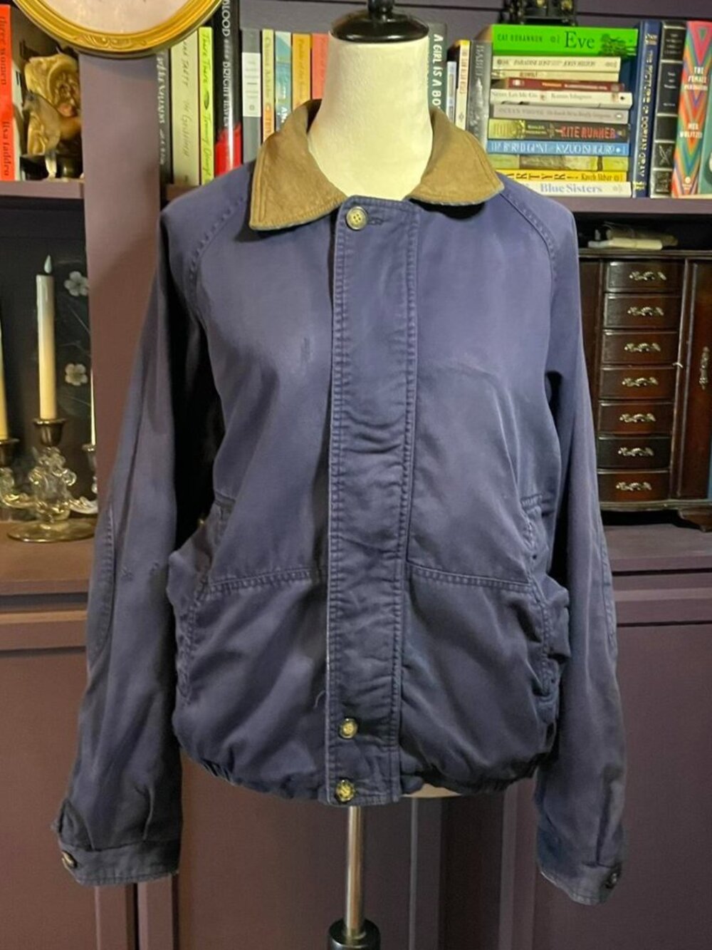 90's Navy Blue Chore Coat